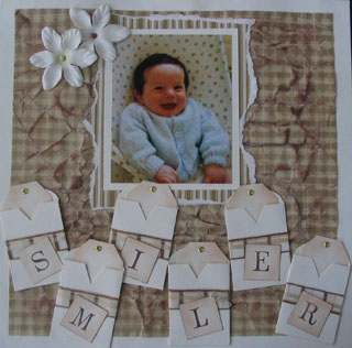 Another sample scrapbook page